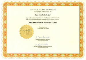 NLP Practitioner Business Expert
